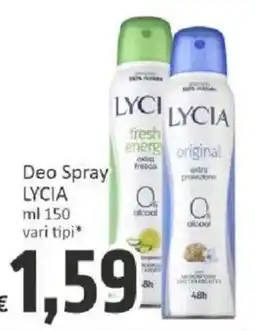 Paghi Poco Deo Spray LYCIA offerta