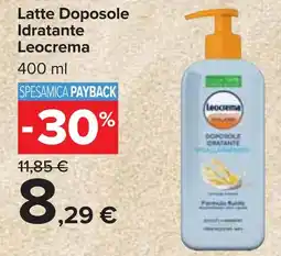 Carrefour Market Latte Doposole Idratante Leocrema offerta