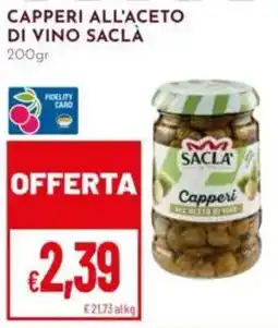 Pan Capperi all'aceto di vino Sacla offerta