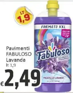 Paghi Poco Pavimenti FABULOSO Lavanda offerta