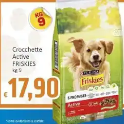 Paghi Poco Crocchette Active FRISKIES offerta