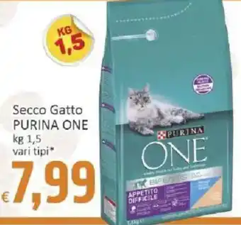 Paghi Poco Secco Gatto PURINA ONE offerta