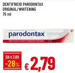 Galassia DENTIFRICIO PARODONTAX ORIGINAL/WHITENING offerta
