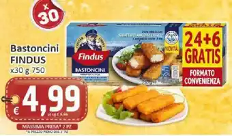 Paghi Poco Bastoncini FINDUS offerta