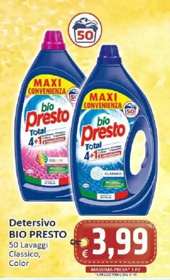 Paghi Poco Detersivo BIO PRESTO offerta