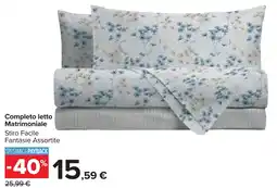 Carrefour Market Completo letto Matrimoniale offerta