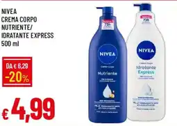 Galassia NIVEA Crema Corpo Nutriente/Idratante Express offerta
