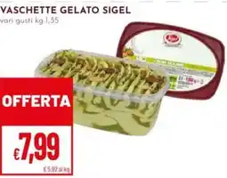 Pan Vaschette Gelato Sigel offerta