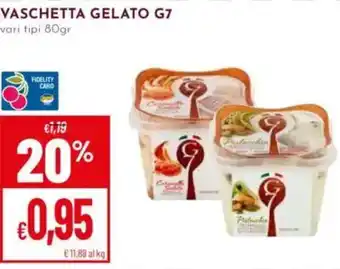 Pan VASCHETTA GELATO G7 offerta