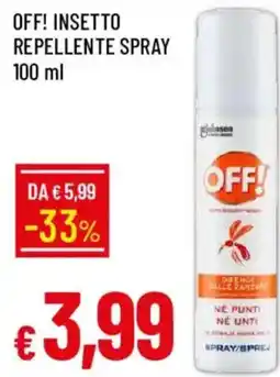 Galassia OFF! INSETTO REPELLENTE SPRAY offerta