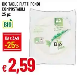 Galassia Bio Table Piatti Fondi offerta