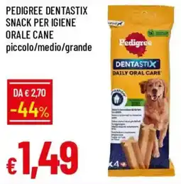 Galassia Pedigree Dentastix offerta
