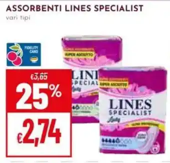 Pan ASSORBENTI LINES SPECIALIST offerta