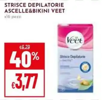 Pan Strisce Depilatorie Ascelle&Bikini Veet offerta