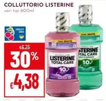 Pan Colluttorio Listerine offerta