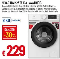 Galassia MIVAR MWM23T814A LAVATRICE offerta