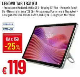 Galassia LENOVO TAB TB311FU offerta
