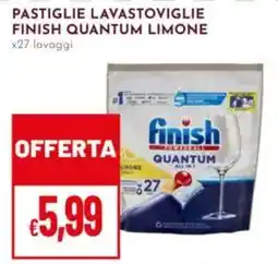 Pan Pastiglie lavastoviglie Finish Quantum Limone offerta