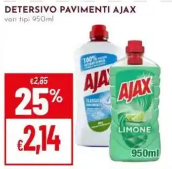 Pan Detersivo pavimenti Ajax offerta
