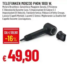 Galassia TELEFUNKEN MO9230 PHON 1800 W offerta