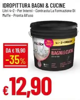 Galassia IDROPITTURA BAGNI & CUCINE Viscolor offerta