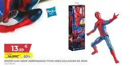 Toys Center Spider-Man Movie Personaggio Titan Hero Gallagher offerta
