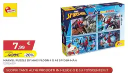 Toys Center MARVEL PUZZLE DF MAXI FLOOR 4 X 48 SPIDER-MAN offerta