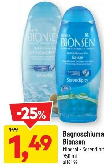Bionsen bagnoschiuma