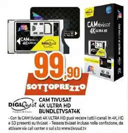 Ipercoop CAM tivusat 4K ULTRA HD BUNDLETVSAT4K offerta
