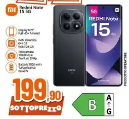 Ipercoop Redmi Note 15 5G offerta