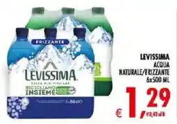Deco Iperstore LEVISSIMA ACQUA NATURALE/FRIZZANTE offerta