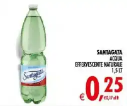 Deco Iperstore Santagata Acqua Effervescente Naturale offerta