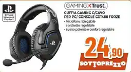 Ipercoop Gaming x Trust Cuffia Gaming C/Cavo offerta