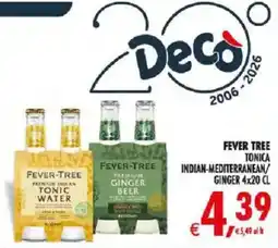 Deco Iperstore FEVER-TREE TONICA INDIAN-MEDITERRANEAN/ GINGER offerta