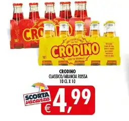 Deco Iperstore Crodino classico/arancia rossa offerta