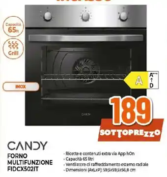 CANDY FORNO MULTIFUNZIONE