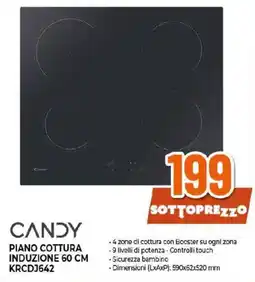 Ipercoop CANDY PIANO COTTURA INDUZIONE 60 CM offerta