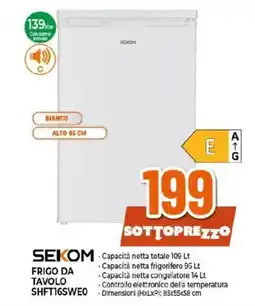 Ipercoop SEKOM FRIGO DA TAVOLO offerta