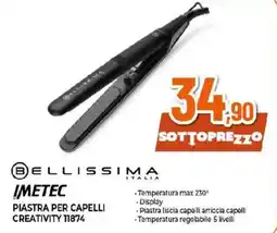Ipercoop IMETEC PIASTRA PER CAPELLI CREATIVITY 11874 offerta