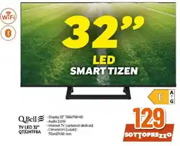 Ipercoop Q.Bell TV LED 32" QT32HTF8A offerta