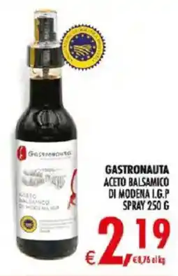 Deco Iperstore GASTRONAUTA ACETO BALSAMICO DI MODENA I.G.P. offerta