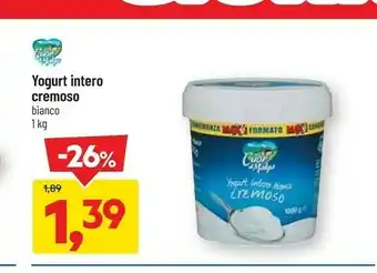 DPiù Yogurt intero cremoso offerta