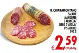 Deco Iperstore IL CHIARAMONTANO SALAME offerta