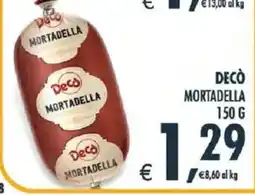 Deco Iperstore Decò Mortadella offerta
