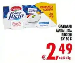 Deco Iperstore Galbani Santa Lucia Fiocchi di Latte offerta