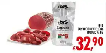 Deco Iperstore IBIS Carpaccio di Vitellone Italiano offerta