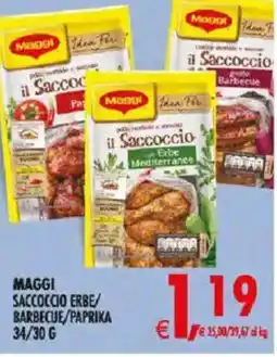 Deco Iperstore Maggi saccoccio erbe/ barbecue/paprika offerta