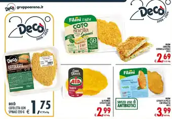 Deco Iperstore Decò Cotoletta con Spinaci offerta