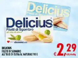 Deco Iperstore Delicius Filetti di Sgombro offerta