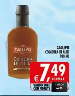 Deco Iperstore CALLIPO Colatura di Alici offerta